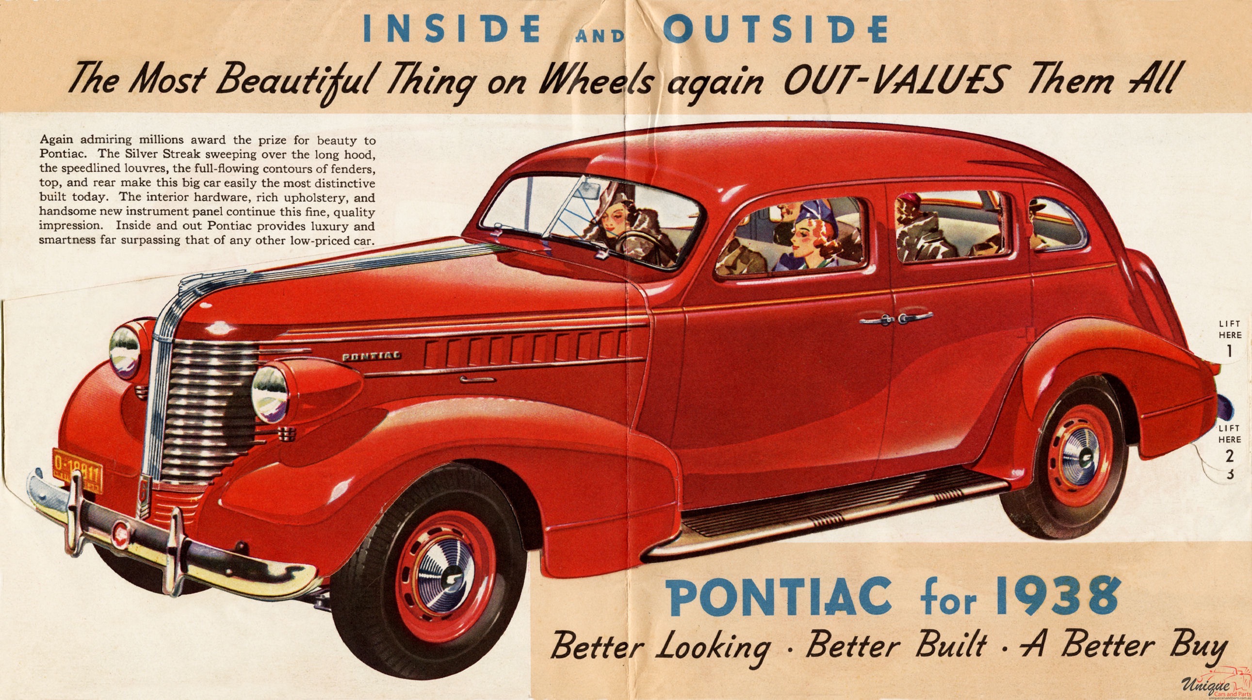 1938 Pontiac - The Inside Story Foldout Page 1